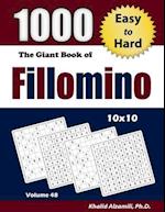 The Giant Book of Fillomino: 1000 Easy to Hard Puzzles (10x10) 
