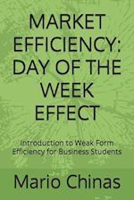 MARKET EFFICIENCY: DAY OF THE WEEK EFFECT: Introduction to Weak Form Efficiency for Business Students 