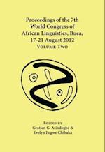 Proceedings of the 7th World Congress of African Linguistics, Buea, 17-21 August 2012