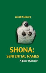 SHONA SENTENTIAL NAMES