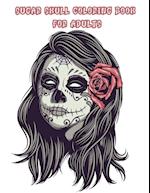 Sugar skull coloring book for adults