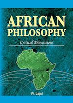 African Philosophy. Critical Dimensions