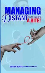 Managing Distance Relationship; A Bite! 