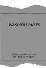 WASIYYAT RULES 