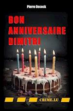 Bon anniversaire Dimitri