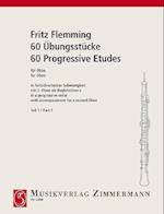 60Übungsstücke für Oboe in fortschreitender Schwierigkeit 1