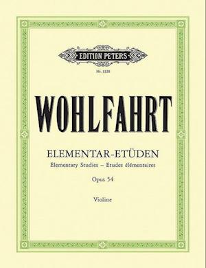 40 Elementar-Etüden für Violine solo op. 54