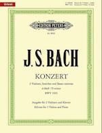 Konzert für 2 Violinen, Streicher und Basso continuo d-Moll BWV 1043 / URTEXT