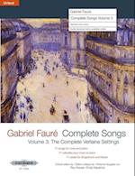 Fauré, G: Sämtliche Lieder Band 3