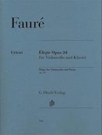 Élégie Opus 24 für Violoncello und Klavier