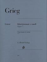 Grieg, Edvard - Klaviersonate e-moll op. 7