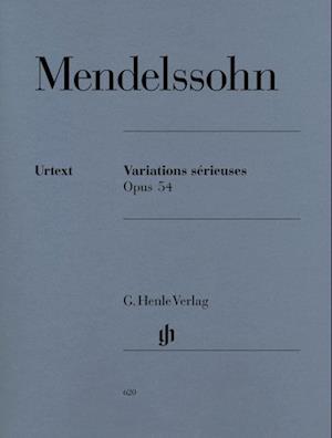 Mendelssohn Bartholdy, Felix - Variations sérieuses op. 54