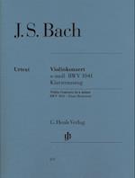 Konzert für Violine und Orchester a-moll BWV 1041