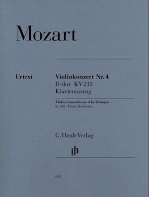 Mozart, Wolfgang Amadeus - Violinkonzert Nr. 4 D-dur KV 218