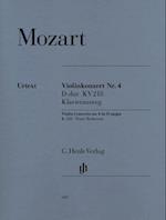 Mozart, Wolfgang Amadeus - Violinkonzert Nr. 4 D-dur KV 218