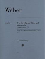 Weber, Carl Maria von - Trio g-moll op. 63 für Klavier, Flöte und Violoncello