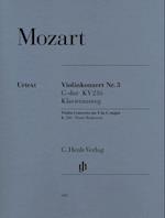 Mozart, Wolfgang Amadeus - Violinkonzert Nr. 3 G-dur KV 216 (Klavierauszug)