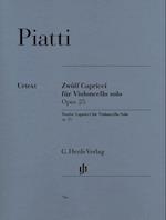 Piatti, Alfredo - 12 Capricci op. 25 für Violoncello solo