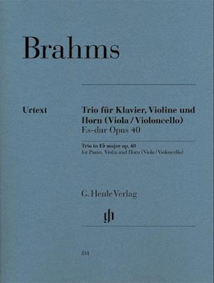 Trio für Klavier, Violine und Horn (Viola / Violoncello) Es-dur Opus 40