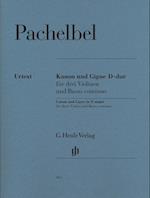 Pachelbel, Johann - Kanon und Gigue D-dur für drei Violinen und Basso continuo