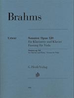 Sonaten Opus 120 für Klavier und Klarinette