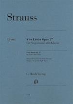 Strauss, Richard - Vier Lieder op. 27 für Singstimme und Klavier