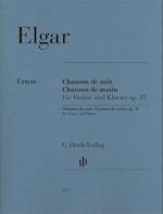 Edward Elgar - Chanson de nuit, Chanson de matin op. 15 für Violine und Klavier