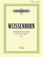 Fagott-Studien, Heft 1: Für Anfänger op. 8