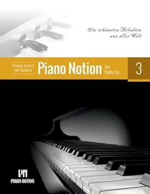 Klavier lernen mit System Piano Notion Buch Drei