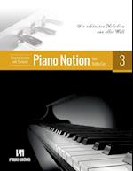 Klavier lernen mit System Piano Notion Buch Drei