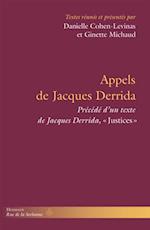 Appels de Jacques Derrida