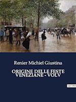 ORIGINE DELLE FESTE VENEZIANE - VOLV