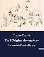 De l'Origine des espèces