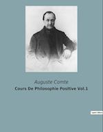 Cours De Philosophie Positive Vol.1