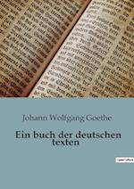 Ein buch der deutschen texten