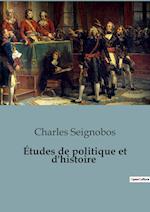 Études de politique et d'histoire