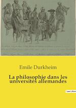 La philosophie dans les universités allemandes