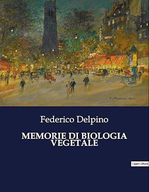 MEMORIE DI BIOLOGIA VEGETALE