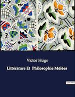 Littérature Et  Philosophie Mêlées