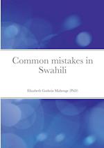 Common mistakes in Swahili