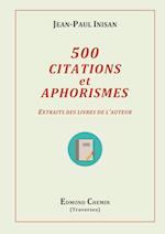 500 citations et aphorismes