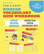 Fun and Easy! Korean Vocabulary Quiz Workbook