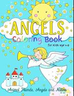 Angels Coloring Book for Kids ages 4-8