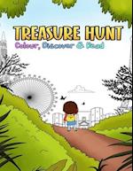 Treasure Hunt: Colour, Discover and Read: The artistic coloring book that makes discover the world and remembers the value of friendship 