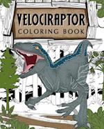 Velociraptor Coloring Book 