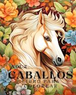 Libro para colorear de caballos vol.2