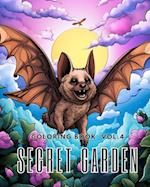 Secret Garden Coloring Book vol.4: An Adult Coloring Book Featuring Magical Garden Scenes, Adorable 