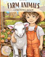 Farm Animals coloring book: Down on the Farm: A Colorful Journey with 50 Delightful Animals and More 