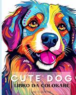 CUTE DOG - Libro da colorare per bambini