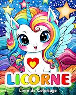 Livre Coloriage Licorne